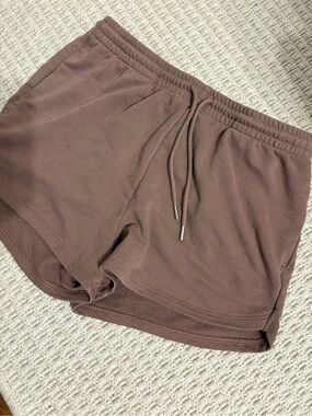 H&M Women's Brown Elastic Waist Athletic Shorts